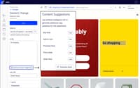 Screenshot of AI Content Suggestions:

- Generates copy variations to supercharge experiments.
- The AI suggests high-impact messaging for tests when hovering over a field.
- AI-powered content suggestions help skip the brainstorming process.
