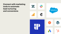 Screenshot of some of Instapage's available integrations.